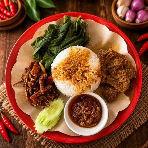 Nasi Padang Rendang Sapi