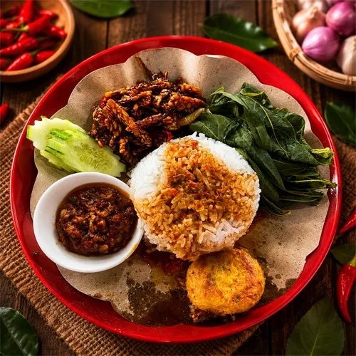 Nasi Padang Perkedel