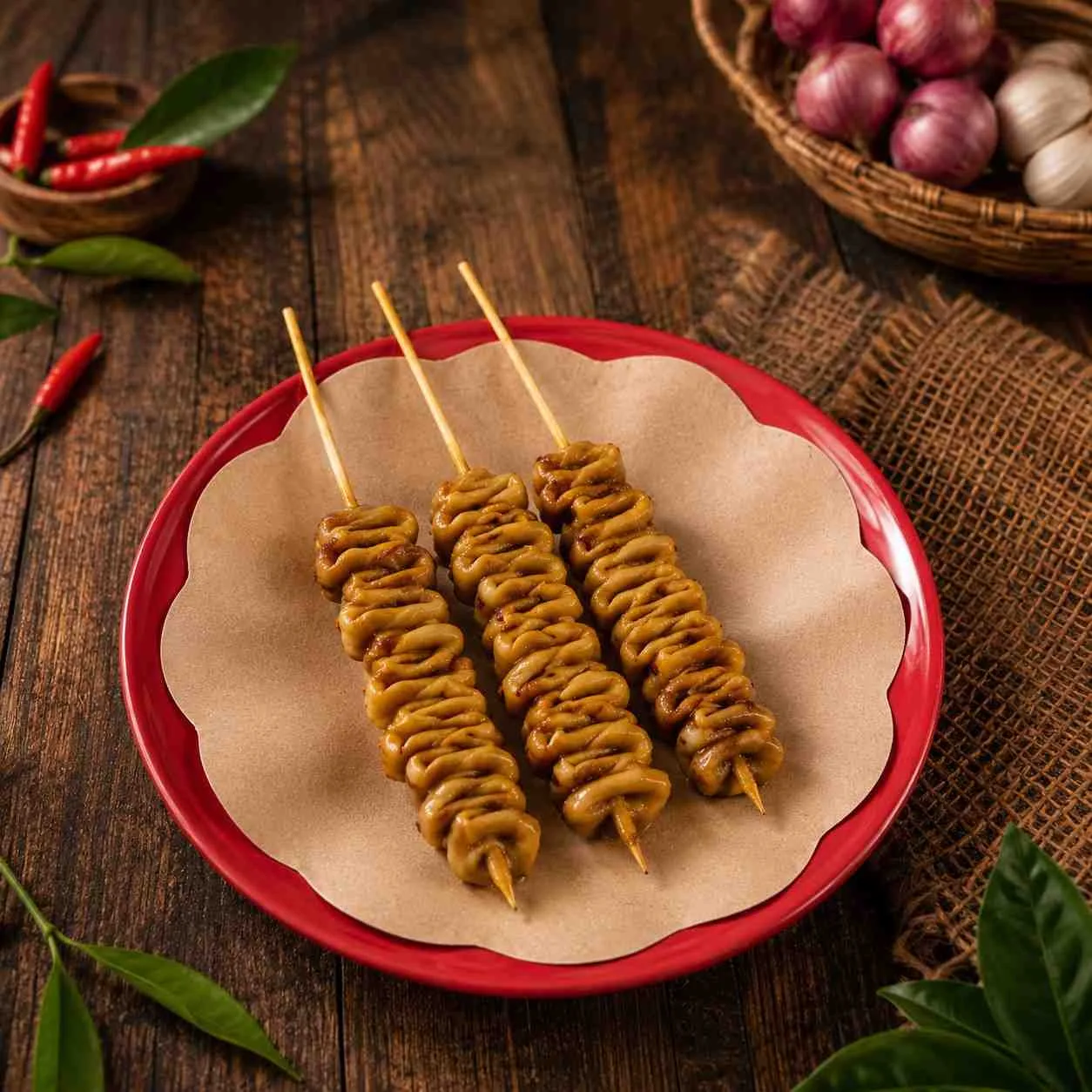 Sate Usus Goreng