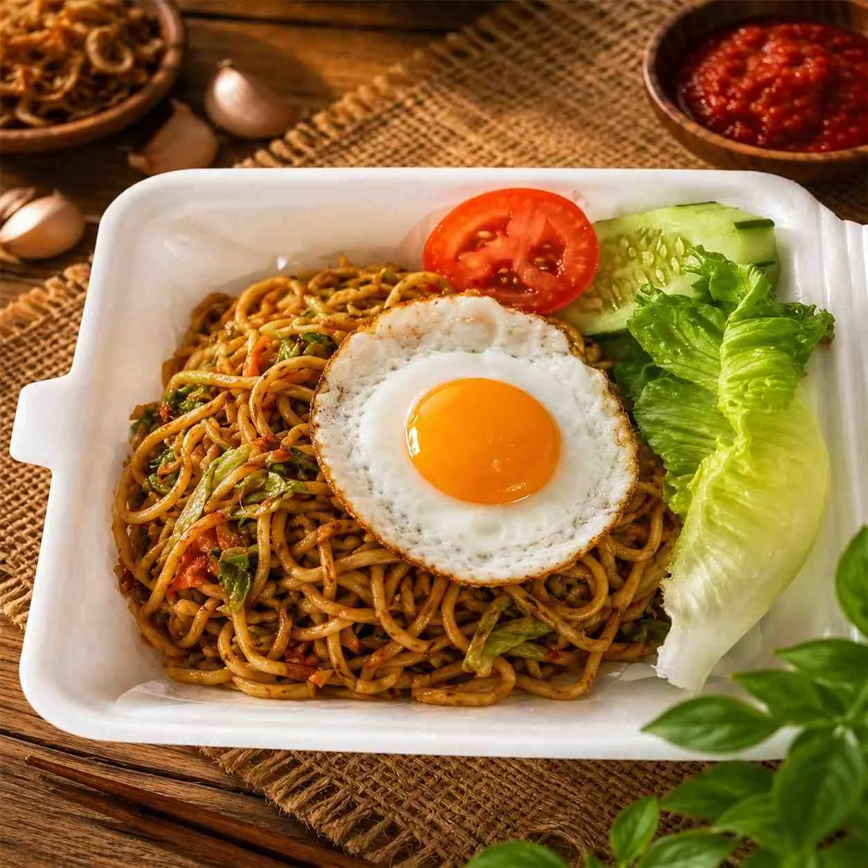 Mie Kuning Goreng Jawa Telur