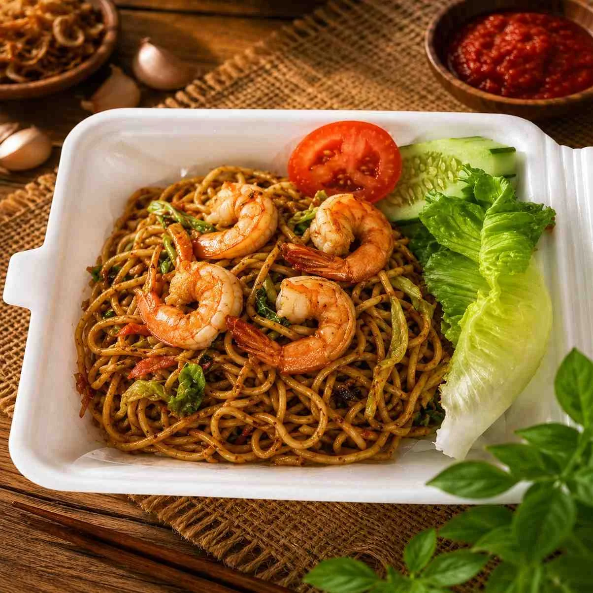 Mie Kuning Goreng Jawa Udang